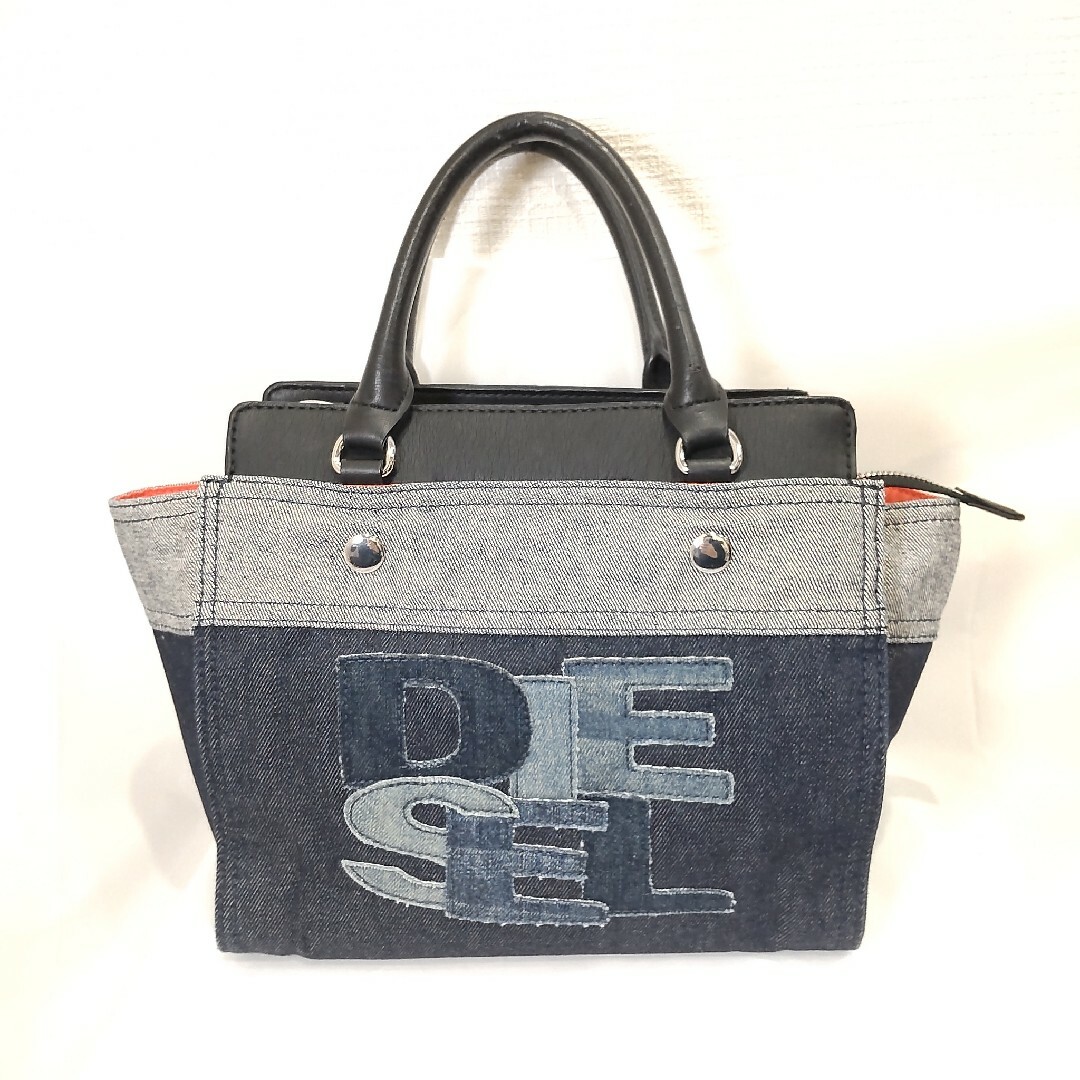 DIESEL(ディーゼル)のDIESEL ディーゼル ハンドバッグ デニム インディゴブルー レディースのバッグ(ハンドバッグ)の商品写真