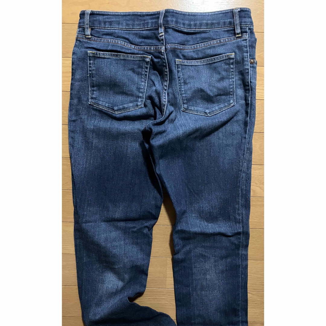 MUJI (無印良品)(ムジルシリョウヒン)の無印良品 ジーンズ ストレート デニム パンツ　67cm  レディースのパンツ(デニム/ジーンズ)の商品写真