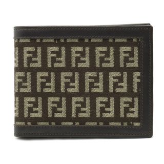 フェンディ(FENDI)のフェンディ ズッキーノ柄 2つ折財布 二つ折り財布 （12370245）(財布)