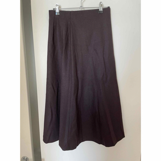 ユニクロ(UNIQLO)のUNIQLO スカート新品　ブラッシュドジャージー　フレアスカート(ひざ丈スカート)
