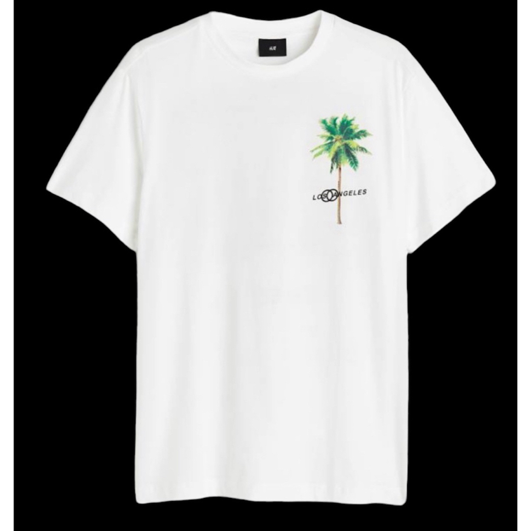 H&M(エイチアンドエム)の新品 H&M カルフォルニア LA ビーチ Tシャツ XL メンズのトップス(Tシャツ/カットソー(半袖/袖なし))の商品写真