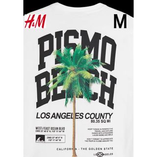 エイチアンドエム(H&M)の新品 H&M カルフォルニア LA ビーチ Tシャツ M(Tシャツ/カットソー(半袖/袖なし))