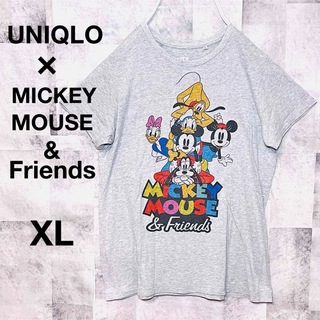 ユニクロ(UNIQLO)のユニクロ×ミッキーマウス&フレンドTシャツ　XL（LL）　UNIQLO(Tシャツ/カットソー(半袖/袖なし))
