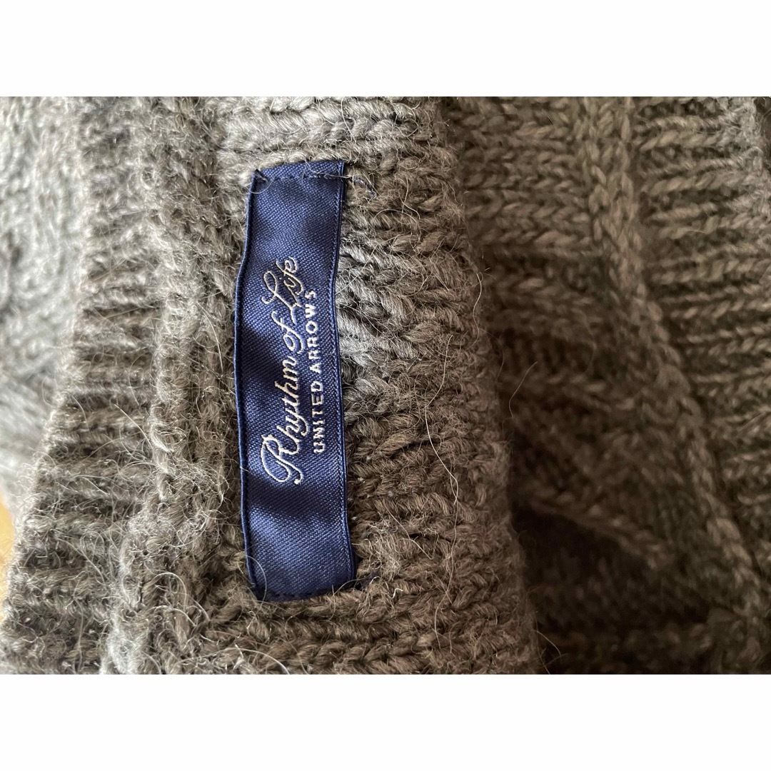 UNITED ARROWS(ユナイテッドアローズ)の美品　ユナイテッドアローズ　６分袖ニット レディースのトップス(ニット/セーター)の商品写真