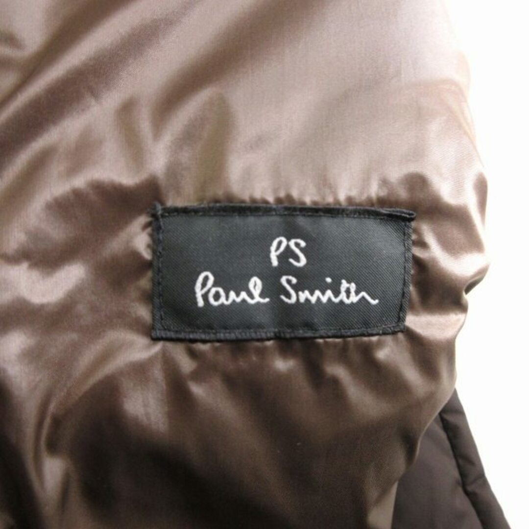 Paul Smith(ポールスミス)のポールスミス タグ付き PS ダウンコート フード ファー 茶 L ■SM1 レディースのジャケット/アウター(ダウンコート)の商品写真