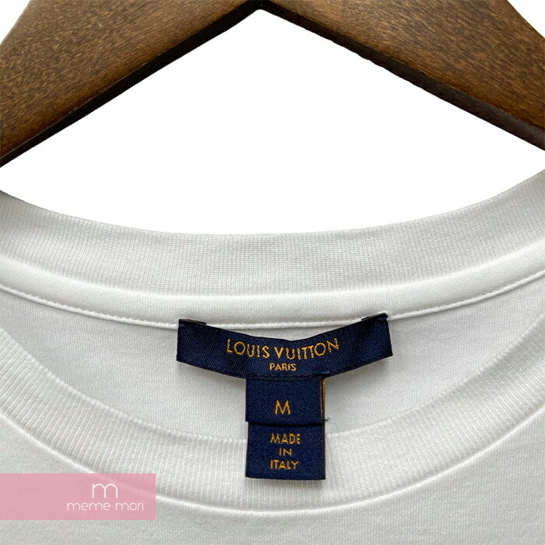 LOUIS VUITTON(ルイヴィトン)のLOUIS VUITTON Gold Logo T-Shirt  ルイヴィトン ゴールド ロゴ Tシャツ 半袖カットソー 胸ロゴ ホワイト×ゴールド サイズM【240410】【中古-A】【me04】 メンズのトップス(Tシャツ/カットソー(半袖/袖なし))の商品写真