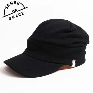 センスオブグレース(SENSE OF GRACE)の新品 SENSE OF GRACE ポインケアキャップ ブラック フリーサイズ(キャップ)