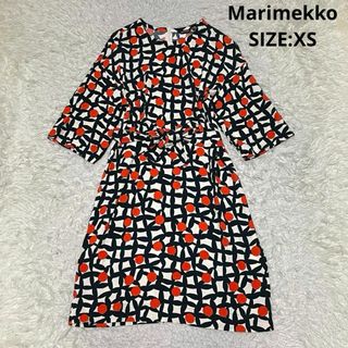 marimekko - マリメッコ PIELIKKI CREPE プリント レーヨン ワンピース