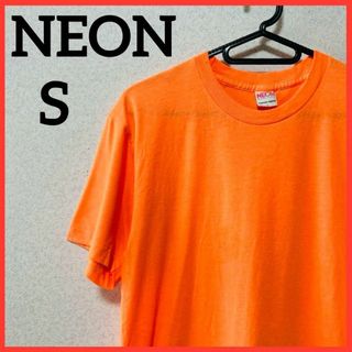 ネオン(Neon)の【希少】NEON 半袖Tシャツ 無地 男女兼用 カジュアル ヴィンテージ 単色(Tシャツ/カットソー(半袖/袖なし))