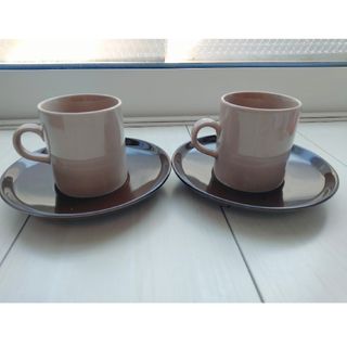 コーヒーカップ&ソーサー 2個セット(グラス/カップ)