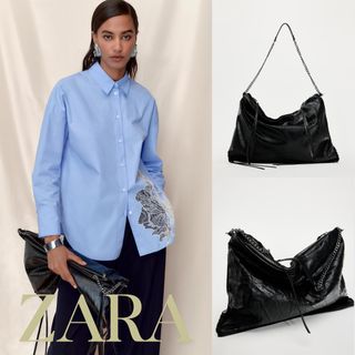 ザラ(ZARA)のZARA　ザラ　ROCKER トートバッグ(トートバッグ)