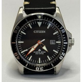 シチズン(CITIZEN)の【美品】シチズン ダイバーズウォッチ 200m防水 ソーラー電池で駆動します(腕時計(アナログ))