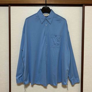 マルニ(Marni)の19SS MARNI マルニ 長袖 シャツ BLUE ブルー 48(シャツ)