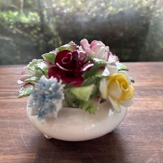 Royal Doulton - ロイヤルドルトン　陶花　インテリア　置物　バラ