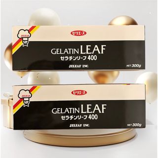 ゼラチンリーフ400 2箱 600g(菓子/デザート)