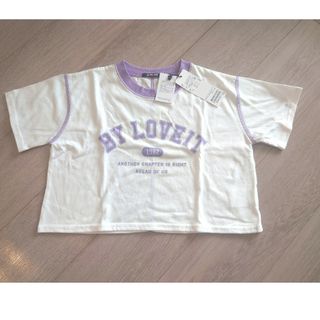 by LOVEiT - ＊新品＊バイラビット by loveit 配色ステッチリンガーTシャツ 130