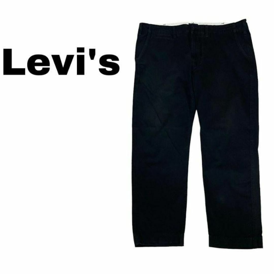 Levi's(リーバイス)のリーバイス W38 チノパン ワークパンツ ブラック ストレッチ z68 メンズのパンツ(チノパン)の商品写真