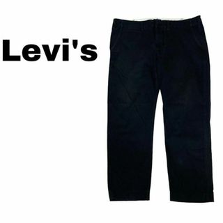 Levi's - リーバイス W38 チノパン ワークパンツ ブラック ストレッチ z68