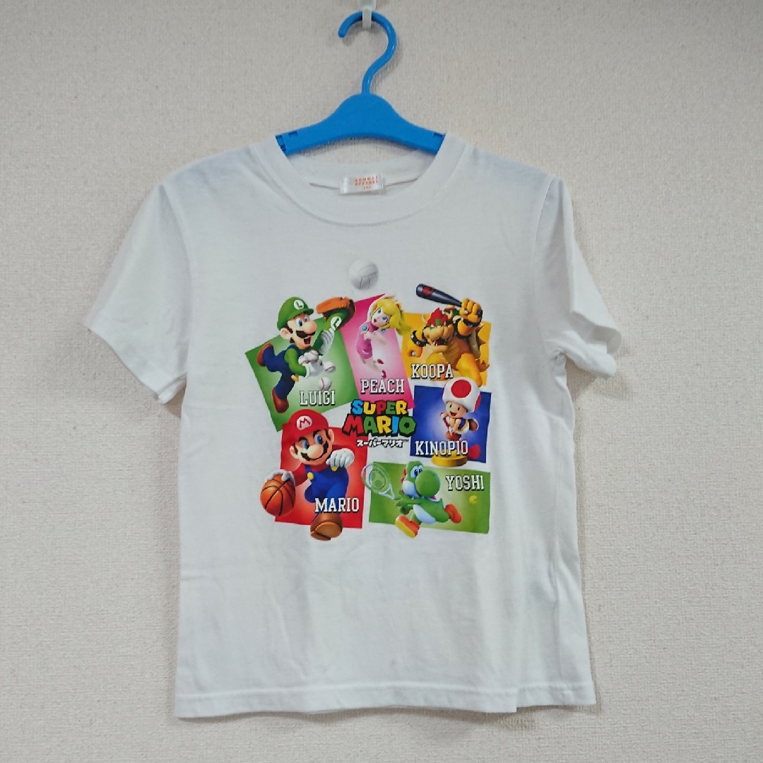 しまむら(シマムラ)のしまむら スーパーマリオ Tシャツ 140cm キッズ/ベビー/マタニティのキッズ服男の子用(90cm~)(Tシャツ/カットソー)の商品写真