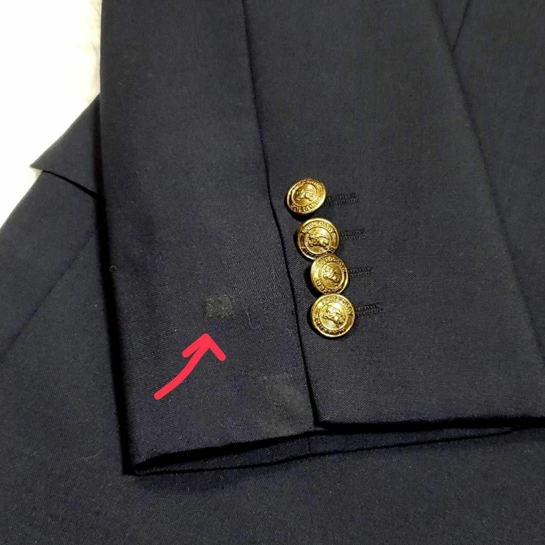 BURBERRY - 美品 XL バーバリー 背抜き モヘア 羊毛 ブレザー 紺 BURBERRY - 美品 XL バーバリー 背抜き モヘア 羊毛 ブレザー 紺