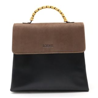 ロエベ(LOEWE)のロエベ ベラスケス ツイスト ハンドバッグ バイカラー （22371201）(ハンドバッグ)