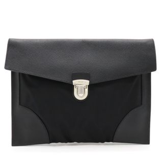 プラダ(PRADA)のプラダ クラッチバッグ セカンドバッグ ナイロン レザー （22371188）(セカンドバッグ/クラッチバッグ)