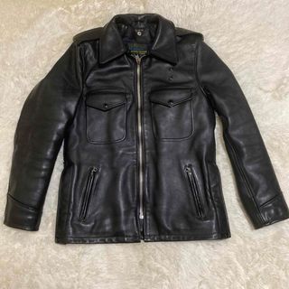 ショット(schott)のほぼ未使用　ショット　ポリスマン　ライダース　USA PERFECTO(ライダースジャケット)