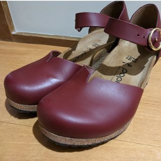 ビルケンシュトック(BIRKENSTOCK)のビルケンシュトック　37　サンダル　エンジ(サンダル)