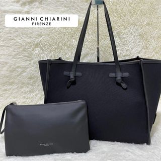 GIANNI CHIARINI - 【極美品】ジャンニキャリーニ マルチェッラ ブラック 石原さとみ Mサイズ A4