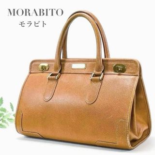 モラビト(MORABITO)のモラビト ハンドバッグ  トートバッグ ミニボストンバッグ ブラウン レディース(ハンドバッグ)