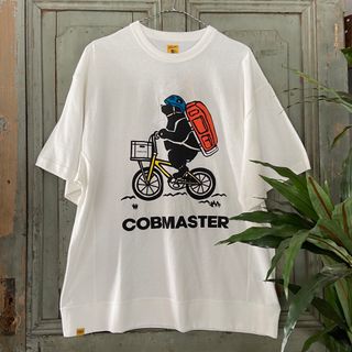 ゴースローキャラバン(go slow caravan)の新入荷！38) Msize コブマスター ビッグ Tシャツ クマ くま 半袖 (Tシャツ/カットソー(半袖/袖なし))