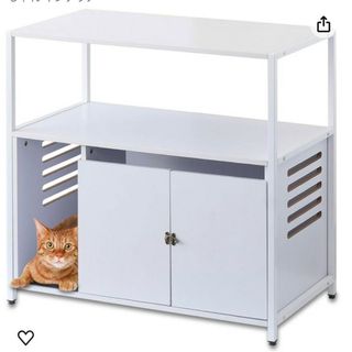 猫トイレ収納家具　引き取り限定(猫)