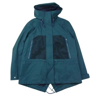 エーグル(AIGLE)のAIGLE エーグル ZBFJ205 透湿防水 レトロメッシュ ジャケット マウンテンパーカー グリーン系 38【中古】(その他)