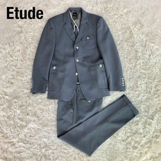 Etudeエチュード　レトロスーツセットアップねずみ色ブルーグレー(セットアップ)