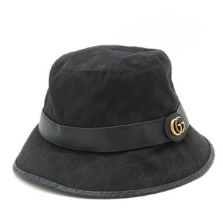 グッチ(Gucci)のグッチ GGキャンバス ダブルG フェドラハット （12380222）(ハット)