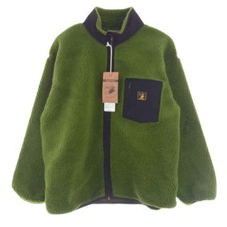 ANDFAMILYS アンドファミリー ジャケット JK-2310752 ITALIAN BOA JACKET イタリアン ボア フリース ジャケット グリーン系 L【美品】【中古】(その他)