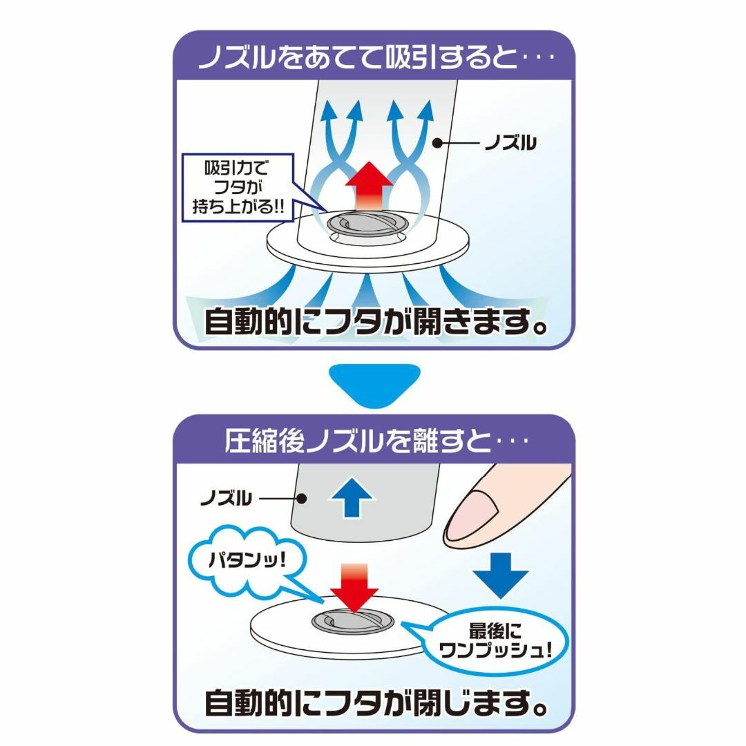  羽毛ふとん圧縮袋 いたわり収納 まるめるタイプ 120×92cm 管11W3 インテリア/住まい/日用品の収納家具(キッチン収納)の商品写真