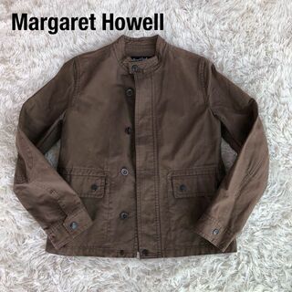 MARGARET HOWELL - マーガレットハウエル　コットンジャケット　ブラウン茶色サイズ２