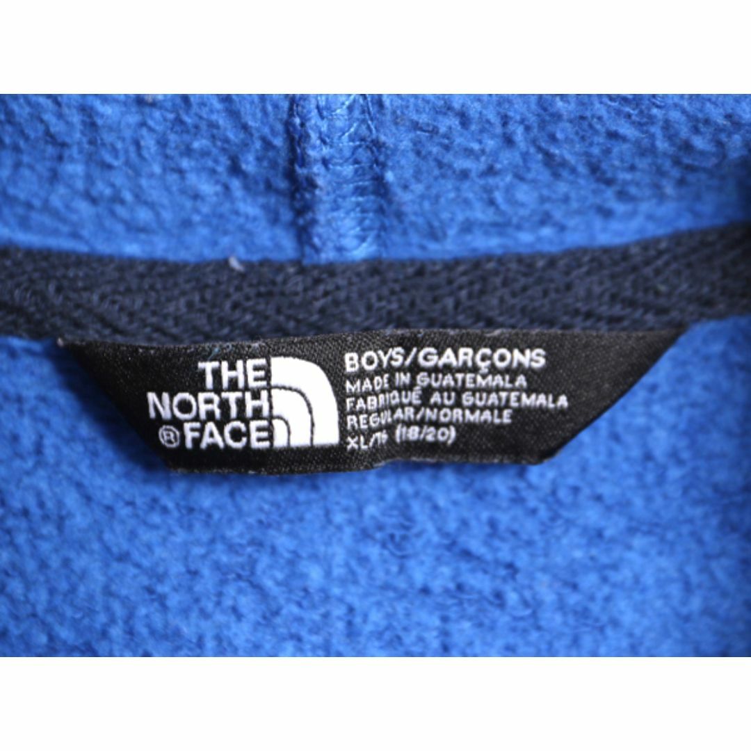 THE NORTH FACE(ザノースフェイス)のノースフェイス プリント スウェット フード パーカー ボーイズ XL メンズ S 程/ 古着 The North Face トレーナー プルオーバー アウトドア メンズのトップス(パーカー)の商品写真