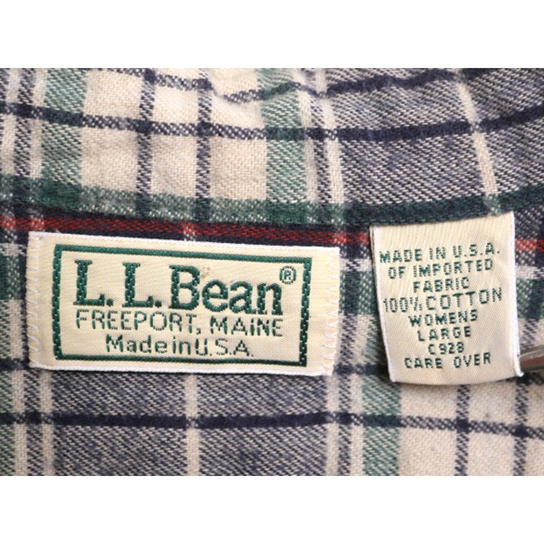 初売り初売り L.L.Bean - 80s USA製 エルエルビーン チェック フランネル 女性用
