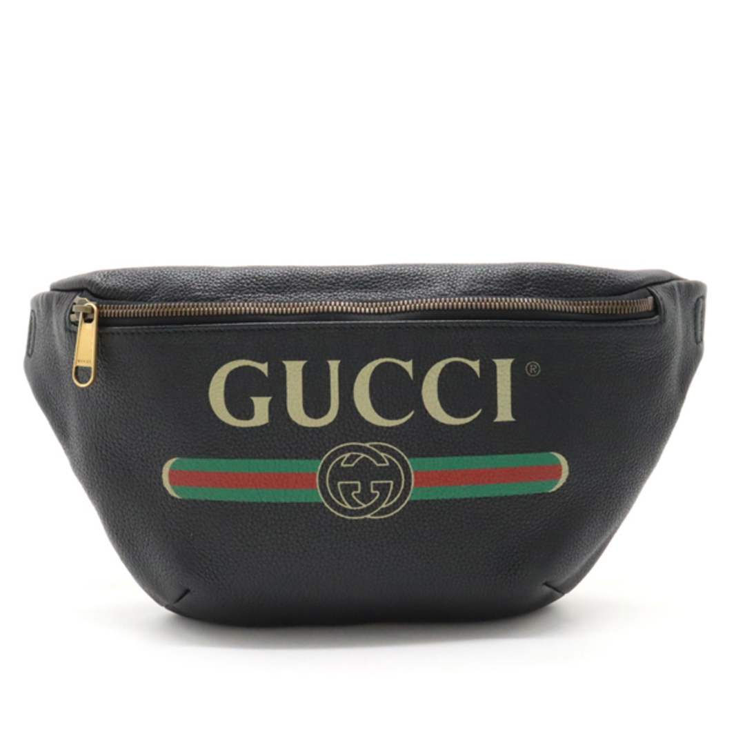 Gucci(グッチ)のグッチ グッチプリント シェリーライン ベルトバッグ （12370882） レディースのバッグ(ボディバッグ/ウエストポーチ)の商品写真