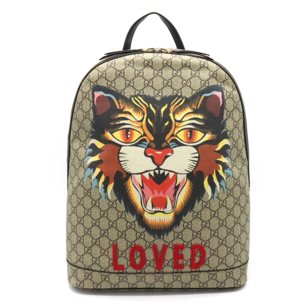 Gucci - グッチ GGスプリーム アングリーキャット LOVED (12380871 Gucci - グッチ GGスプリーム アングリーキャット LOVED (12380871