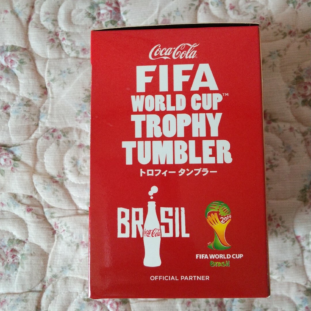 未使用品  FIFA ワールドカップ　コカコーラトロフィー タンブラー インテリア/住まい/日用品のキッチン/食器(タンブラー)の商品写真