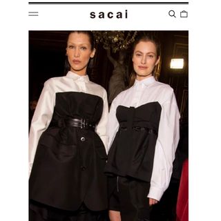 サカイ(sacai)のsacai サカイ コットン ポプリン シャツ(シャツ/ブラウス(長袖/七分))