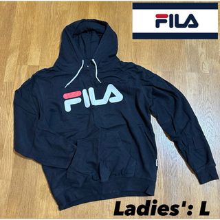 フィラ(FILA)の※プロフ必読【FILA】レディース プルオーバー パーカー Lサイズ(パーカー)