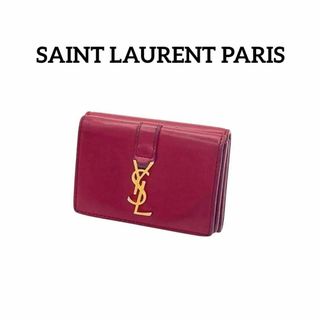 Saint Laurent - サンローランパリ 459880 レザー コンパクトウォレット 三つ折り財布