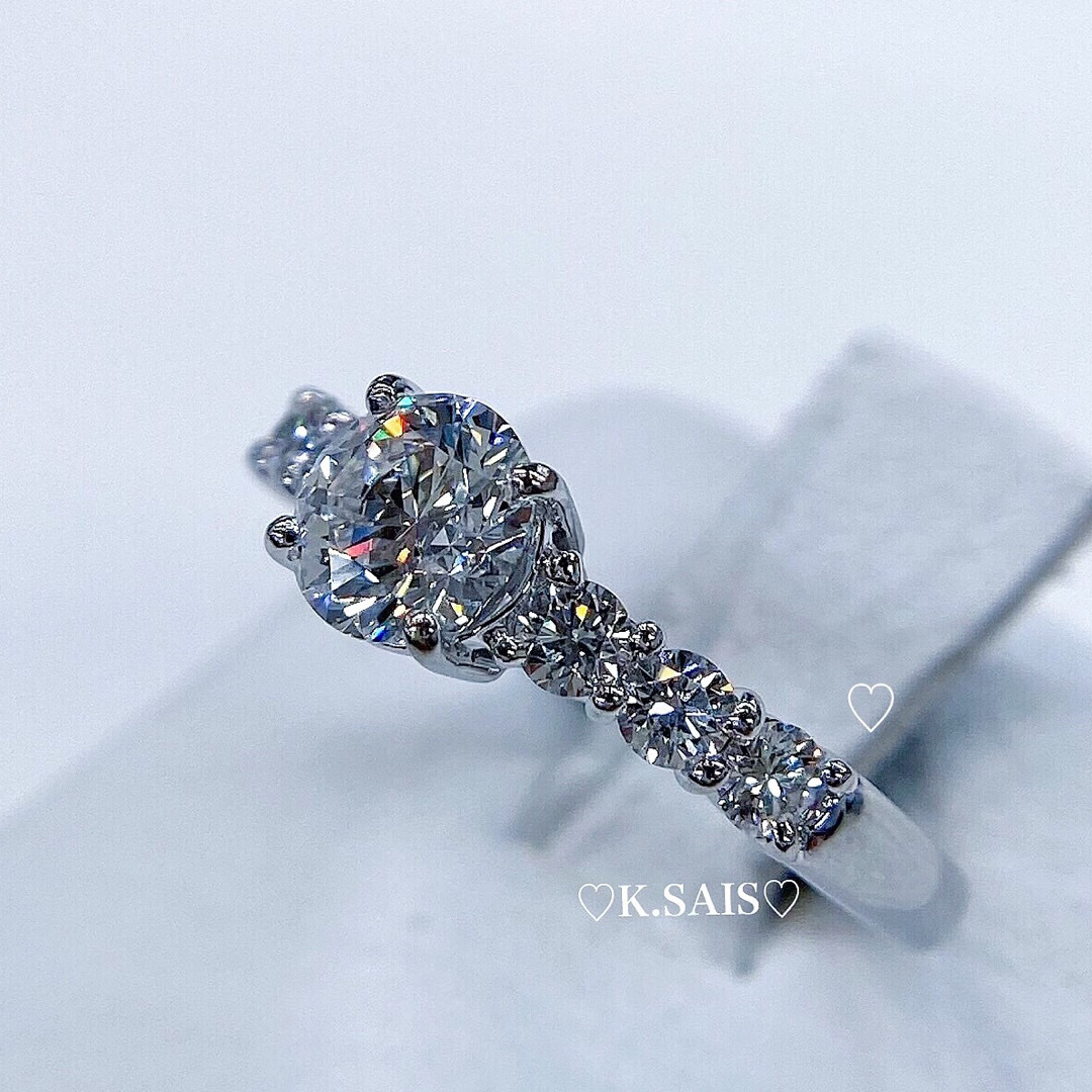 TASAKI(タサキ)のPt1000 ✨TASAKI ダイヤモンド リング 1.086ct 大粒 K18 レディースのアクセサリー(リング(指輪))の商品写真