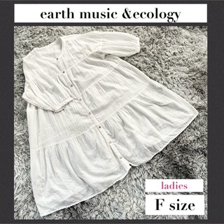 アースミュージックアンドエコロジー(earth music & ecology)のearth music &ecology：シアー素材のブラウス(シャツ/ブラウス(半袖/袖なし))