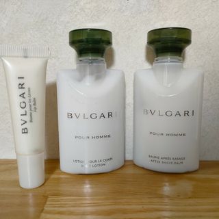 ブルガリ(BVLGARI)のブルガリ プールオム ボディローション シェービングバーム リップバーム　男性用(リップケア/リップクリーム)