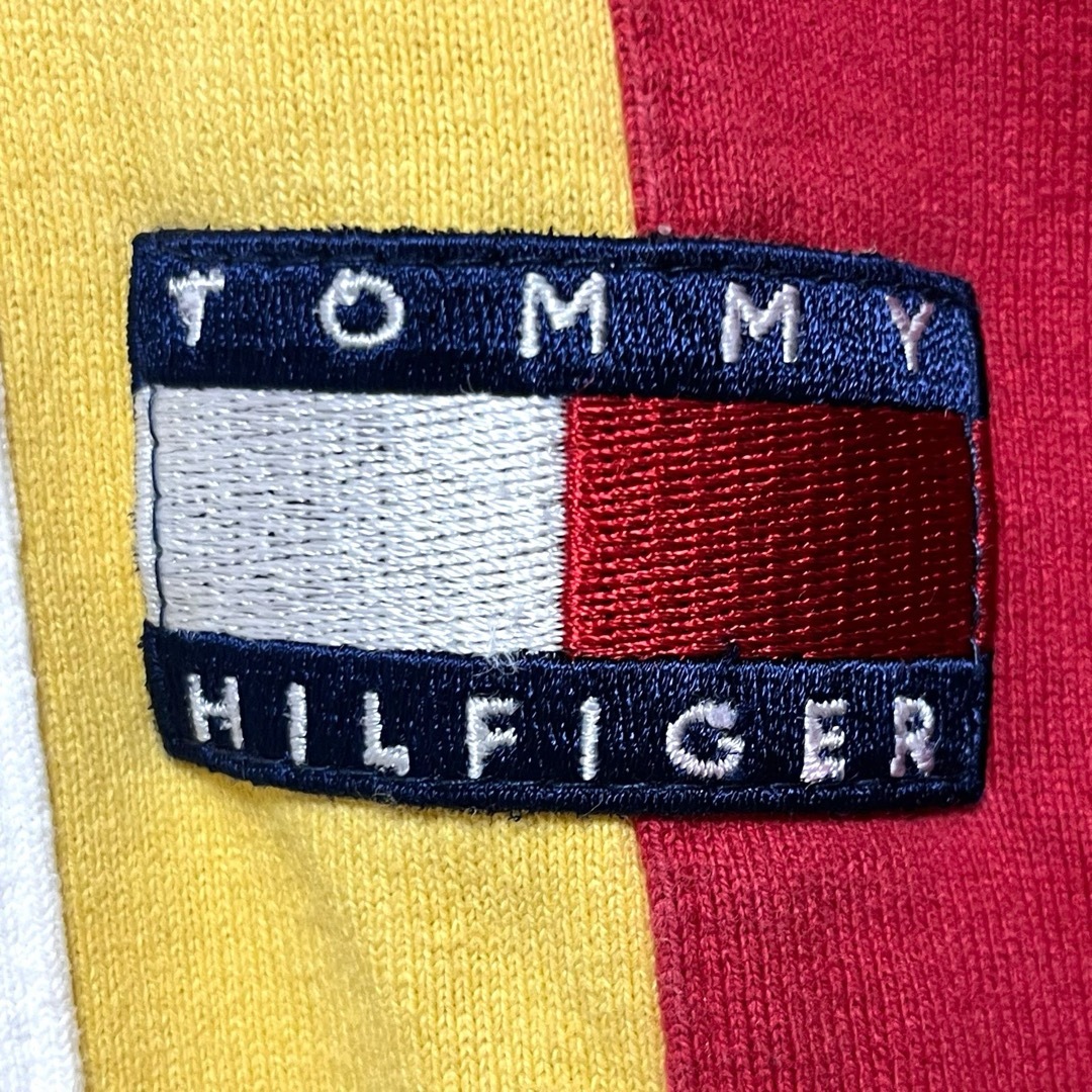 TOMMY HILFIGER(トミーヒルフィガー)のTOMMY HILFIGER ラガーシャツ ハーフジップ 90s旧タグ メンズのトップス(ポロシャツ)の商品写真